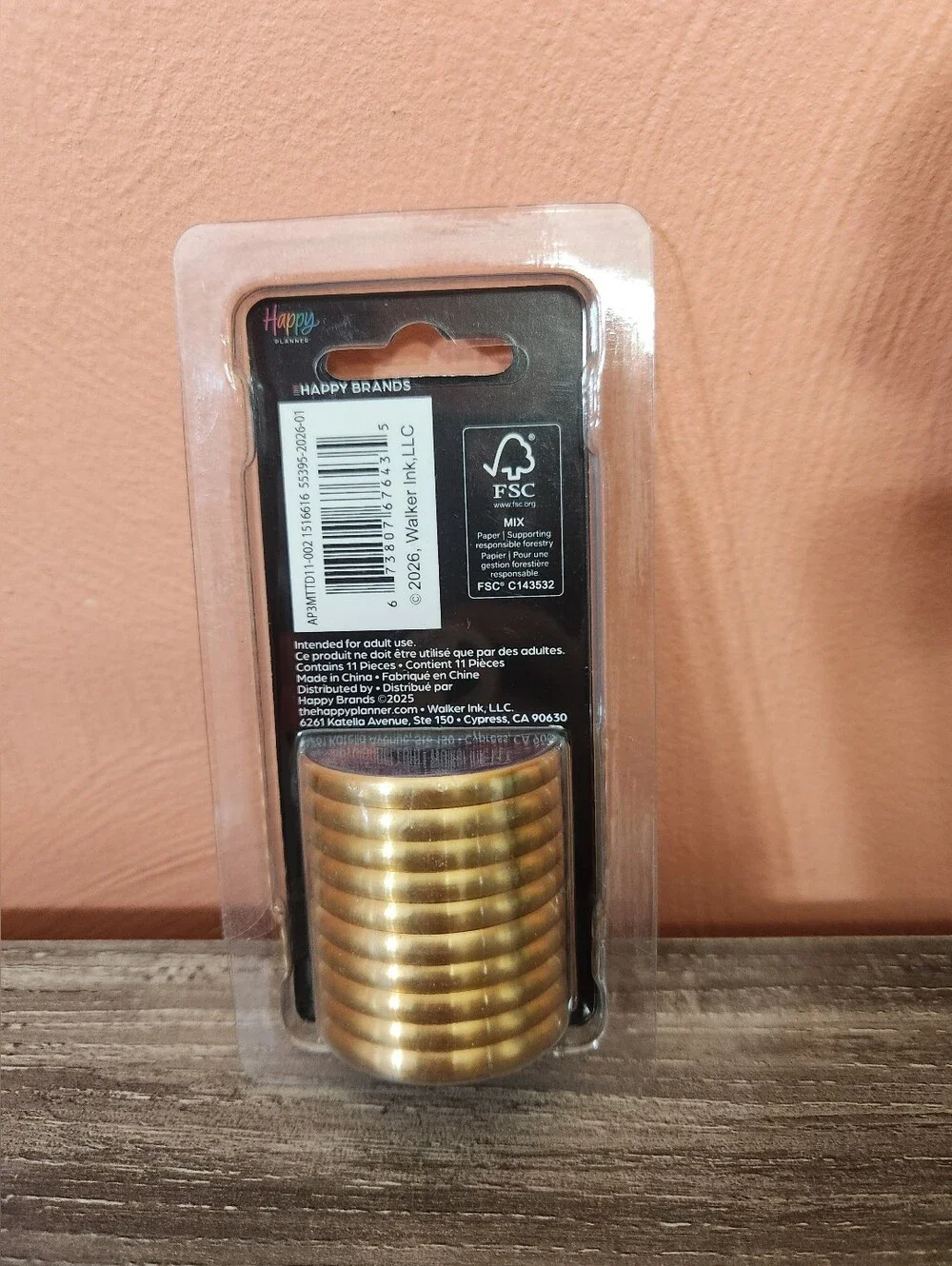 NEW Happy Planner Expander Metal Disc Set - Rose Gold & Copper